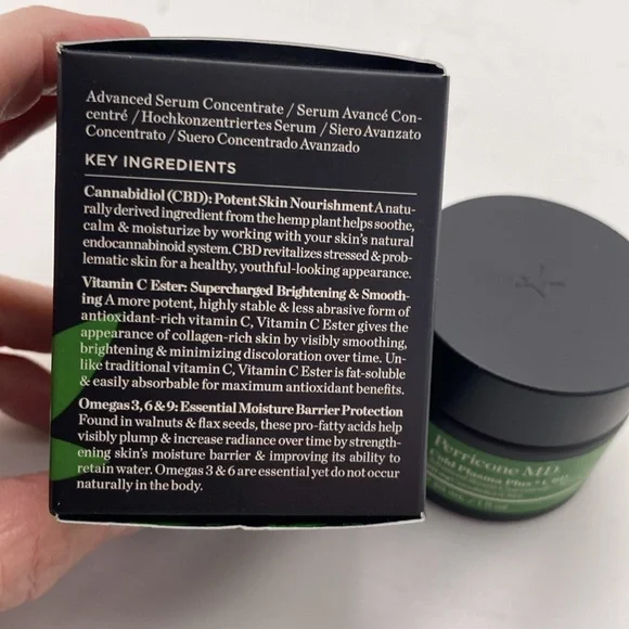 Perricone MD Cold Plasma Plus+ CBD Serum NIB